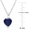 EVERLY JEWELRY | Sterling Silver Gemstone Pendant with Chain – Multiple Stone Options - 3 of 4