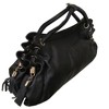 AmeriLeather Musette Handbag – Top Grain Cowhide Leather, Spacious Zip Compartment, 19.5" Tote with Tassel Handles - 4 of 4