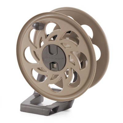 Suncast 125' Wall-Mounted Brown Resin Garden Hose Reel