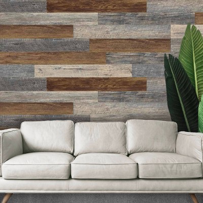 DIP Design is Personal 5" x 34" Wall Planks Earth Tones