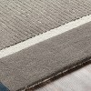 Hauteloom Brooklyn Black&White Modern Wool Rug - 4 of 4