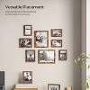 Attop Collage Picture Frames Set of 10, 8x10, 5x7, 4x6, Photo Frame for Wall Gallery Decor, Table Display, Rustic Brown - 2 of 4