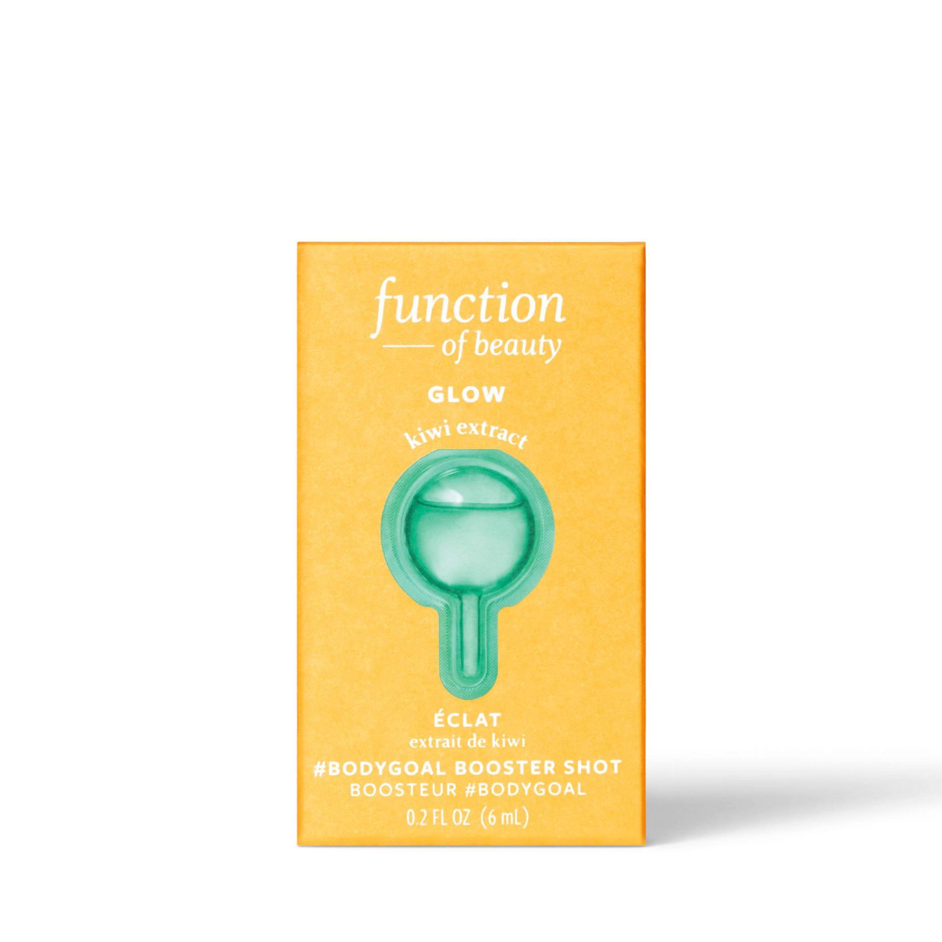 Function of Beauty&nbsp;Glow&nbsp;Bodygoal Booster Shot with&nbsp;Kiwi Extract - 0.2 fl oz
