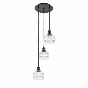 Rochester - 3 Light Cord Hung Multi Pendant In Industrial Style-24.38 Inches Tall and 12.38 Inches Wide - 1 of 1