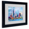 Trademark Fine Art -Richard Wallich 'Chicago 5' Matted Framed Art - image 2 of 4