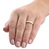 Pompeii3 1/2Ct Baguette Diamond Wedding Anniversary Ring Stackable Band Gold Lab Created - 4 of 4