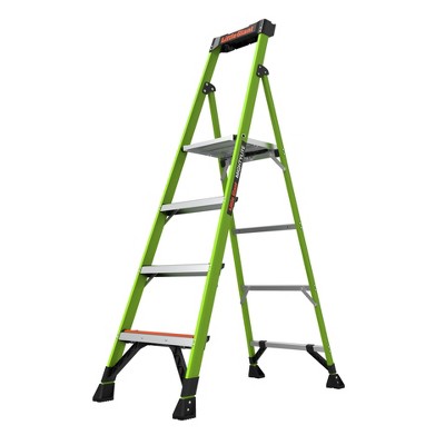  Little Giant Ladder Systems 6' model ANSI Type IAA 375 lb rated fiberglass Stepstool Apple Green 