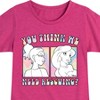 Girls' - Disney - You Think We Need Rescuing Fitted Short Sleeve Graphic T-Shirt - 2 of 4