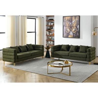 Cloud Couches,Lounge Sofa,Teddy Fabric Sectional Couch,Deep Sectional Sofa,Square Arm Couch-Cuddlewood