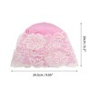 Unique Bargains PU Lace Lace Swimming Cap 1 Pc - 4 of 4
