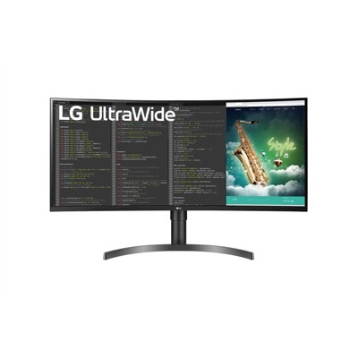 LG 35WN65C-B 35" Curved LCD FreeSync Monitor, Black