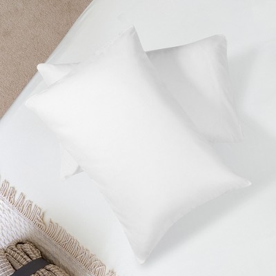 2 Pcs 20x30"/ 51x76cm 1800 Microfiber with Envelope Closure Pillow Case Snow White - PiccoCasa