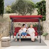 EROMMY 3 Seat Outdoor Porch Swing Chair - 4 of 4