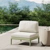 WestinTrends Playa Modern Outdoor Polypropylene Resin Deep Seating Armless Sectional, Green - 2 of 4