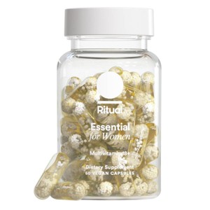 Ritual Multivitamin for Women 18+ with Vegan Omega-3 DHA, Vitamin D3, Chelated Iron and Methylated Folate Vegan Capsules - Mint Essenced - 60ct - 1 of 4