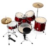 Ashthorpe 5-Piece Professional Adult Drum Set with Remo Drumheads and Premium Brass Cymbals - 3 of 4