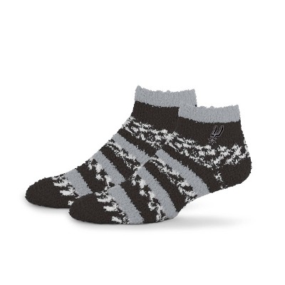 NBA San Antonio Spurs Multi Stripe Fuzzy Socks