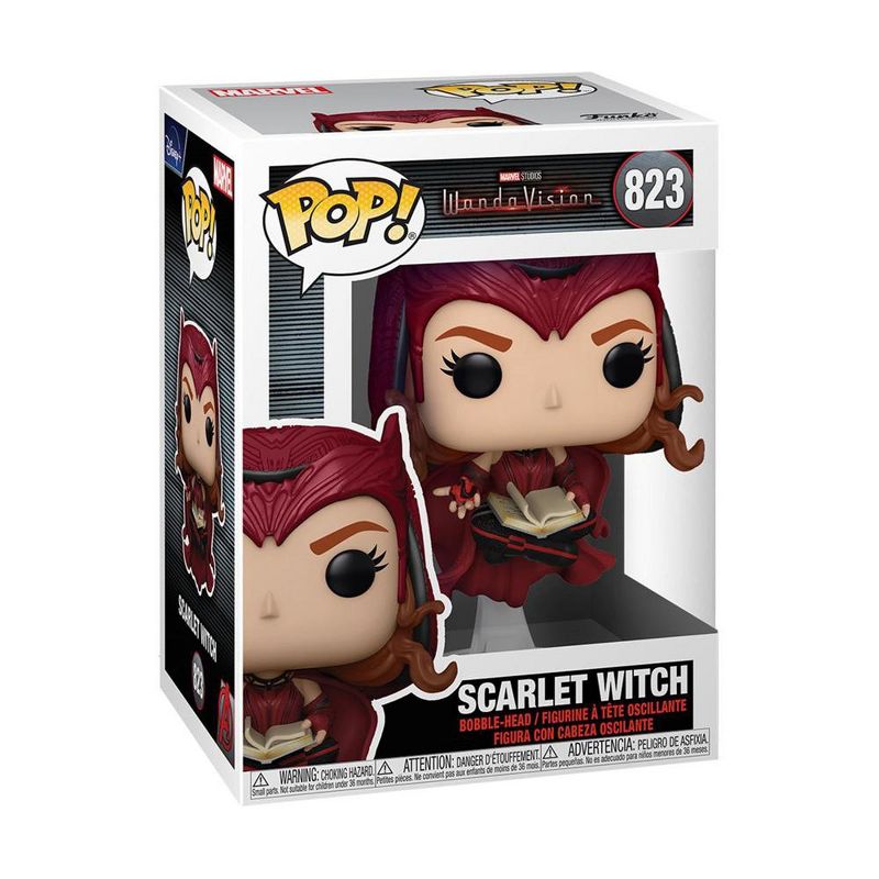 Funko 2 pack Marvel: Scarlet Witch, Book of the Damned #823 #823 glows, 2 of 4