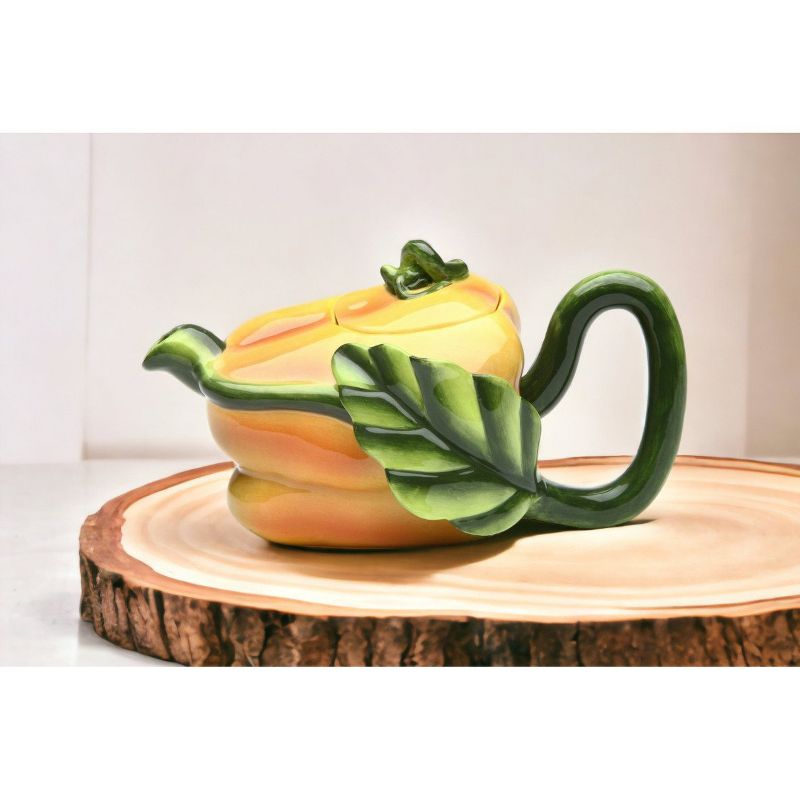 Kevins Gift Shoppe Ceramic Yellow Pepper Teapot, 3 of 4