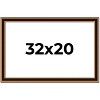 PosterPalooza | Weathered Gold Picture Frame - UV Acrylic, Backing Board, Hanging Hardware Included - 2 of 4