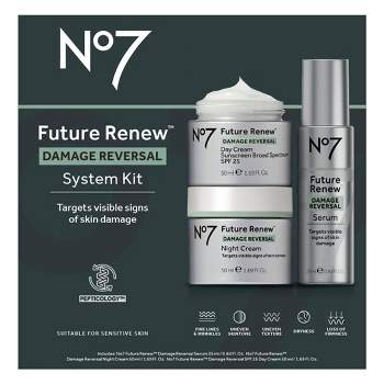 No7 Future Renew Damage Reversal Skincare System Kit - 3ct