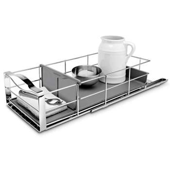 Simplehuman Compact Steel Frame Dish Rack Brushed Stainless Steel White :  Target