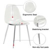 NicBex Dining Chairs Set of 4,Modern Dining Room Chairs with Metal Legs and Plastic Seat for Living Room,Kitchen and Bedroom - 3 of 4