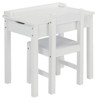 Karl Home 23 In. Wood Kids Activity Table Set With Flip Top And Storage Space - 2 of 4