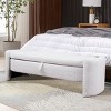 Celeste 57" Teddy Upholstered Fabric Look Storage Large Benches with Function Lift Top Storage Bench for Bedroom-Maison Boucle - 2 of 4