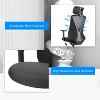 Lirago,Ergonomic Office Chair with Adjustable Headrest & Armrest, Mesh Swivel Chair for Home/Office - 4 of 4