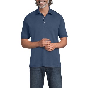 Lands' End Men's Short Sleeve Cotton Supima Polo Shirt - 1 of 3
