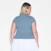 Women's Slim Fit Short Sleeve Mock Turtleneck T-Shirt - Wild Fable™ - 3 of 3