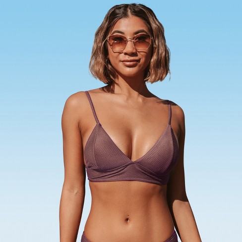 Women's Scoop Bikini Top - Cupshe : Target