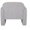 MYINDA Stylish and Minimalist Teddy Fleece Single Sofa Chair with Arms and Pillow, Armchair, Accent Chair for Living Room, Bedroom - 4 of 4
