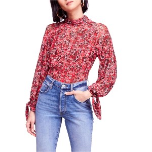 Free People Womens Floral Pullover Blouse - 1 of 1