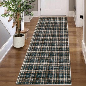 Area Rug for Bedroom Washable Non Slip Runner Rug Low Pile Soft Non Shedding Stain Resistant Carpet - 1 of 4