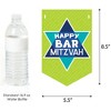 Big Dot of Happiness Blue Bar Mitzvah - Boy Party Bunting Banner - Party Decorations - Happy Bar Mitzvah - 2 of 4