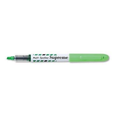 Pilot Spotliter Supreme Highlighter Chisel Point Fluorescent Green Dozen 16004