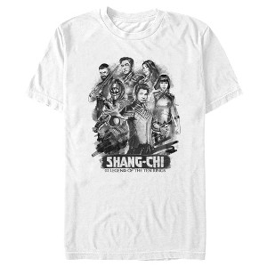 Men's Marvel Shang-Chi and the Legend of the Ten Rings Group Sketch T-Shirt - 1 of 4