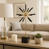 Decorative Crystal Starburst Statue with Base for Home Decor - Stylish Sculpture Accent for Office, Shelf, and Living Room Decor - 2 of 4