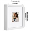 Americanflat Gallery-Style Picture Frame with Mat to Secure Artwork, Prints, and Photos - 2 of 4
