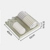 Metal Kitchen Extendable Drawer, Pull-Out Cupboard Organiser With Individual Slots And Built-In Drainage Tray - 2 of 4