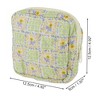 Unique Bargains Lady Portable Square Lipstick Bag Green 1 Pc - 2 of 4