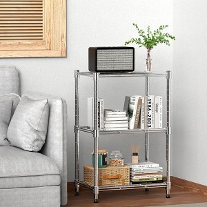 Hrinhom 18"W 3-Tier Organizer Wire Rack,Wire Storage Shelf - 1 of 4
