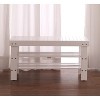 NicBex Rustic Style 3-Tier Small Ottoman Bench Shoe Bench with Storage,Solid Wood Storage Bench for Bedroom,Entrance - 2 of 4