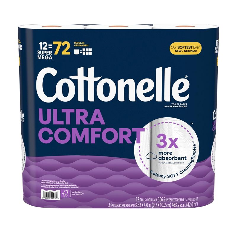 Cottonelle Ultra Comfort Toilet Paper, 3 of 13