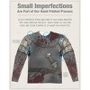 Men's Battle Damaged Jacket (Front Back Print) Long Sleeve Costume T-Shirt - 4 of 4