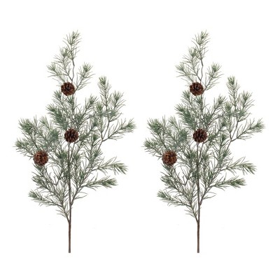Pine Spray with Pinecones (Set of 2)