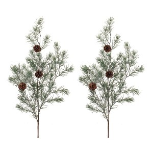 Pine Spray with Pinecones (Set of 2) - 1 of 3