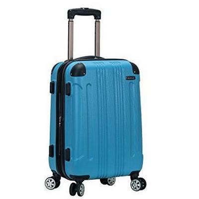 Rockland London Hardside Expandable Luggage with Spinner Wheels Turquoise Carry-On 20-Inch